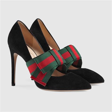 gucci bow court heels|Women's Designer Luxury High Heels Pumps .